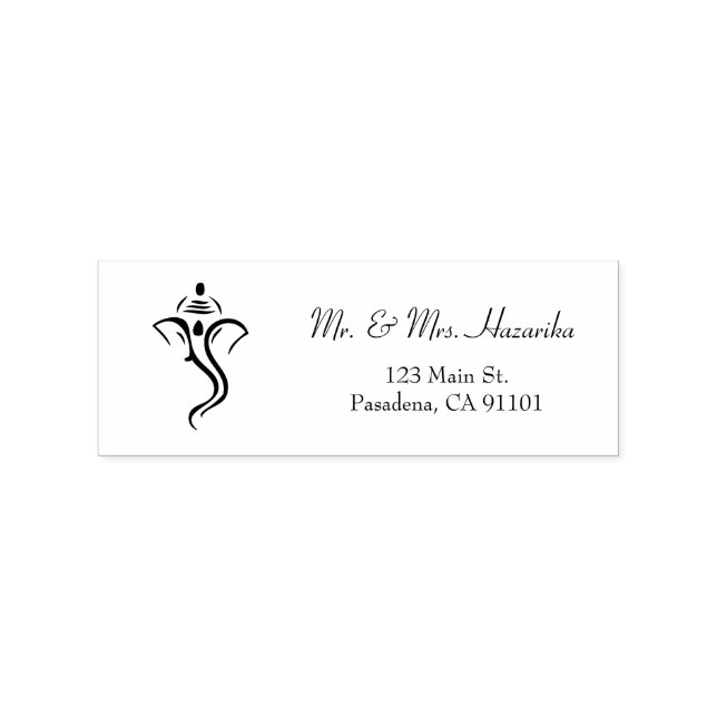 Tampons Encreurs Design Mariage moderne Red & Gold Vinayaka (Impression)