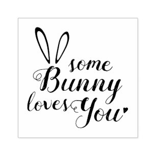 Tampons Encreurs do-it-yourself l'estampillage de Pâques. Un Lapin 