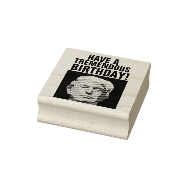 TAMPONS ENCREURS DONALD TRUMP BIRTHDAY RUBBER STAMP (Tampon)