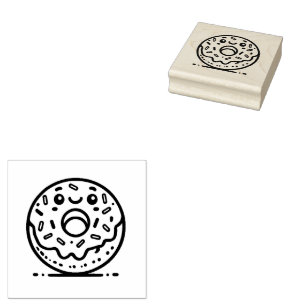 Tampons Encreurs Donut Adorable 