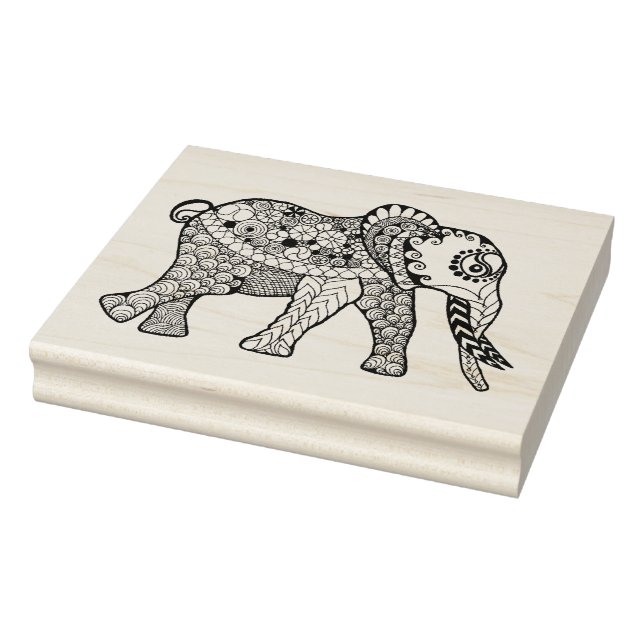 Tampons Encreurs Doodle éléphant (Tampon)