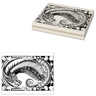 Tampons Encreurs Dragon avec ornements