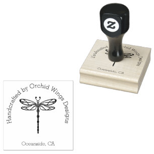Tampons Encreurs Dragonfly Conçu À La Main Par Personnalisable