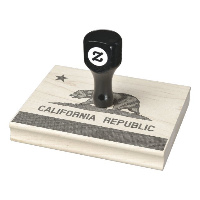 Tampons Encreurs Drapeau de Californie (Tampon)