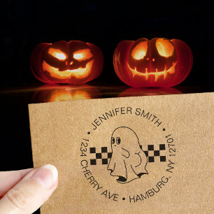 Tampons Encreurs Drôle Halloween Botiful Ghost Adresse de retour