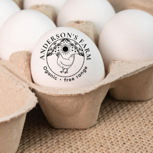 Tampons Encreurs Éditable Tarot de cuisine OEufs frais ferme famili