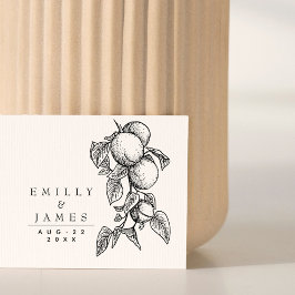 Tampons Encreurs Élégant classique Oranges botaniques Mariage