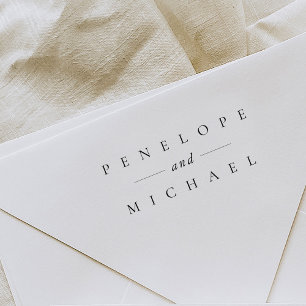 Tampons Encreurs Élégant Mariage de typographie