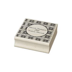 Tampons Encreurs Élégant mexicain Floral Talavera Oval Mariage