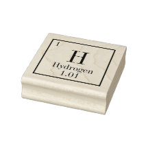 Élément hydrogène de table périodique