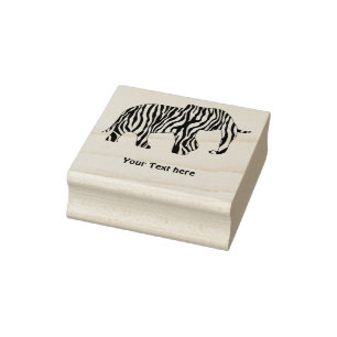 Tampons Encreurs Elephant avec Zebra Stripes + vos idées