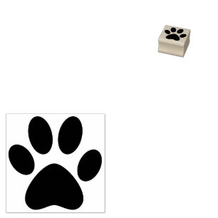 Tampons Encreurs Empreinte de patte droit animal chat chien simple