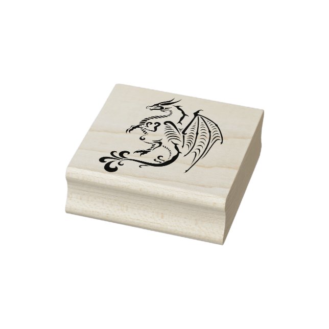 Tampons Encreurs empreinte d'illustration du dragon de défilement (Tampon)