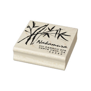 Tampons Encreurs Encre de bambou traditionnelle Nom du script Adres