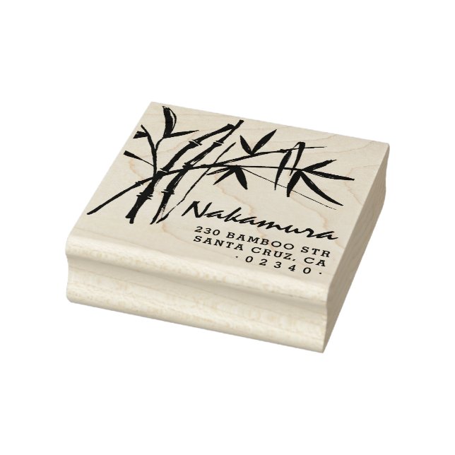 Tampons Encreurs Encre de bambou traditionnelle Nom du script Adres (Tampon)