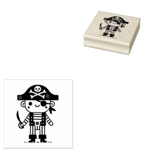 Tampons Encreurs Enfants Pirates mignons