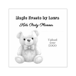 Tampons Encreurs Enfants Planificateur de fête Pastel Teddy Bear Co