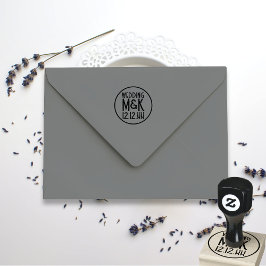 Tampons Encreurs Enregistrer La Date 1920s Mariage Gatsby Timbre En