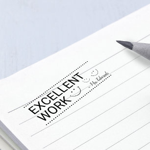 Tampons Encreurs Enseignants personnalisés Excellent travail