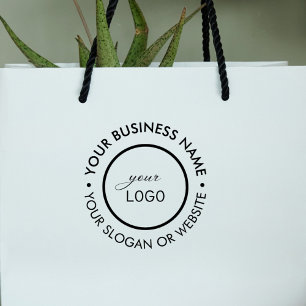 Tampons Encreurs Entreprise Moderne de Grande Taille Logo Personnal