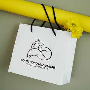 Tampons Encreurs Entreprise moderne Fox personnalisée, grande