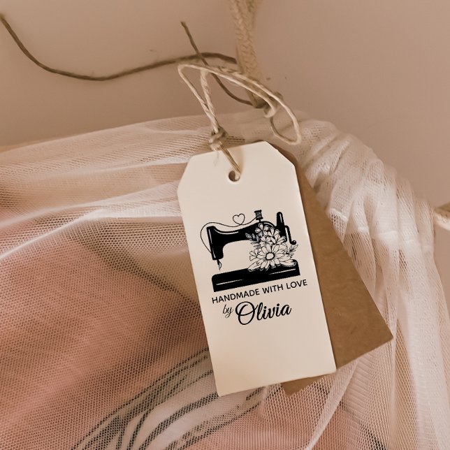 Tampons Encreurs Étiquettes de couture personnalisés (Créateur téléchargé)