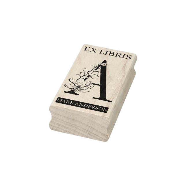 Tampons Encreurs EX librairies Librairie Librairie monogramme A (Tampon)