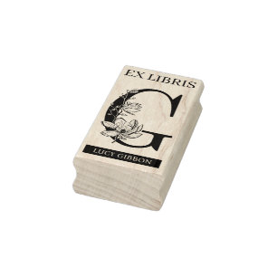 Tampons Encreurs EX librairies Librairie Librairie monogramme G