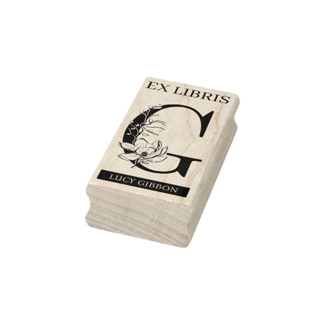 Tampons Encreurs EX librairies Librairie Librairie monogramme G (Tampon)