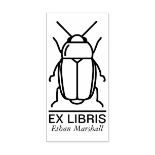 Tampons Encreurs Ex Libris - Beetle/Bug v1