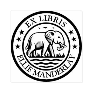 Tampons Encreurs Ex Libris - Eléphant marchant