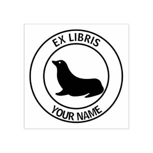 Tampons Encreurs Ex-libris ex d'otarie de libris