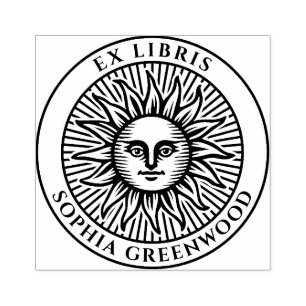 Tampons Encreurs Ex Libris - Sun Face 3
