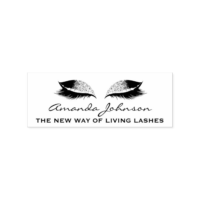 Tampons Encreurs Eyelashes Extension Maquillage Artiste Beauté Salo (Impression)