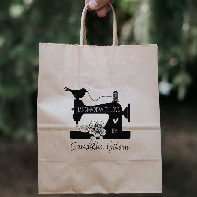 Tampons Encreurs Fabriqué Sur Mesure Avec Amour, Couture D'Entrepri (Créateur téléchargé)