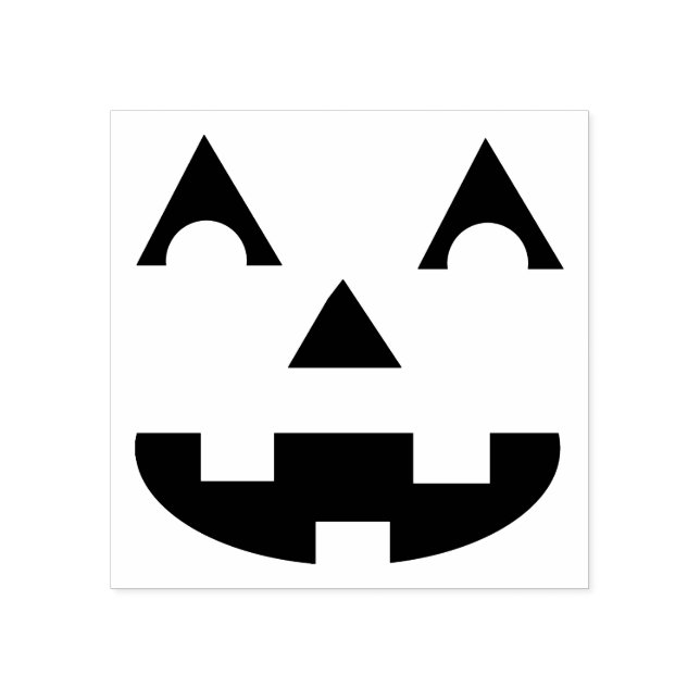 Tampons Encreurs Face Citrouille Halloween (Impression)