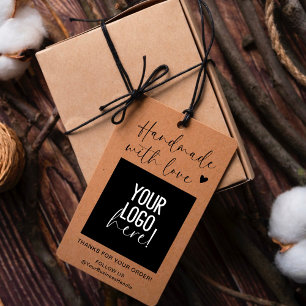 Tampons Encreurs Fait à la main avec amour Votre logo personnalisé