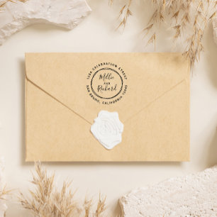 Tampons Encreurs Faites votre propre adresse de retour Mariage de s