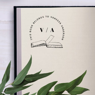 Tampons Encreurs Faites votre propre livre moderne bibliothèque per