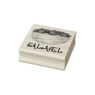 Tampons Encreurs Falafel boules farci sandwich Pita nourriture pois