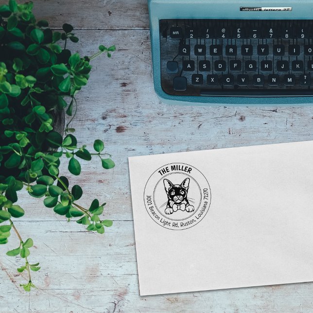 Tampons Encreurs Famille de chats birmans Adresse de retour (Créateur téléchargé)