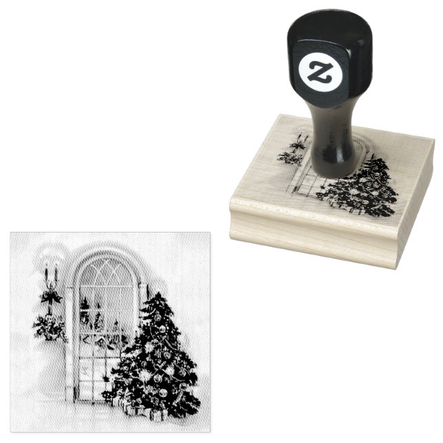 Tampons Encreurs Fenêtre de Noël (Tamponné)