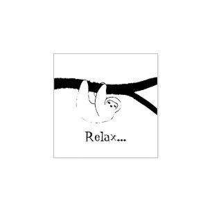 Tampons Encreurs Fente souriante avec nez de coeur Relax