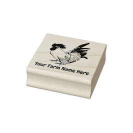 Tampons Encreurs Ferme de coq de poulet Bantam personnalisé