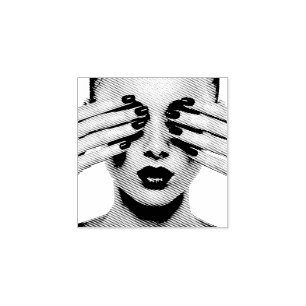 Tampons Encreurs Fille Belle Dame Maquillage Ongles Acryliques