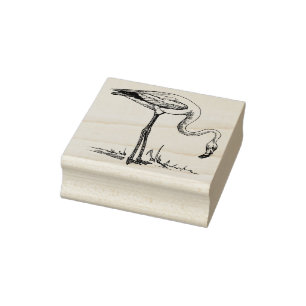 Tampons Encreurs Flamant rose mignon