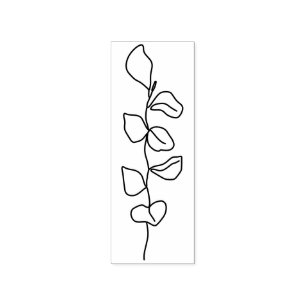 Tampons Encreurs Fleur d'illustration de ligne