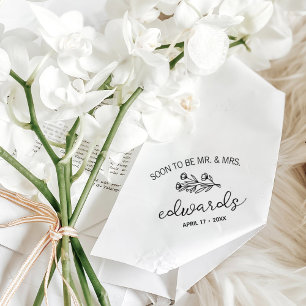 Tampons Encreurs Fleur moderne Enregistrer la date
