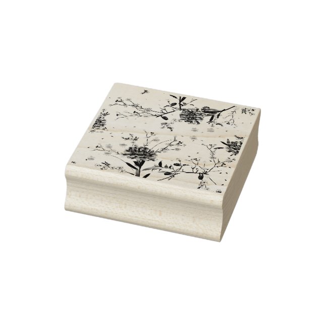 Tampons Encreurs Fleurs bleues (Tampon)