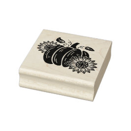 Tampons Encreurs Fleurs de soleil citrouilles mignonne Automne